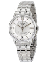 Load image into Gallery viewer, Tissot Chemin Des Tourelles Powermatic 80 Lady Silver Dial Silver Steel Strap Watch For Women - T099.207.11.118.00