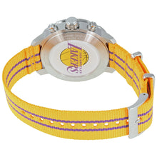 Load image into Gallery viewer, Tissot Quickster Chronograph NBA LA Lakers White Dial Yellow NATO Strap Watch for Men - T095.417.17.037.05