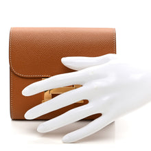 Load image into Gallery viewer, Epsom Constance Short Wallet Gold