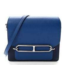 Load image into Gallery viewer, Evercolor Bi-color Mini Sac Roulis Bleu Saphir Bleu France