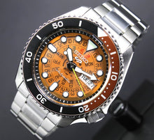 Load image into Gallery viewer, Seiko 5 Sports Sonar Special Edition Brown Dial Silver Steel Strap Watch For Men - SRPJ47K1