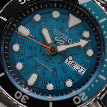Load image into Gallery viewer, Seiko 5 Sports SKX Skeleton Green Dial Silver Steel Strap Watch For Men - SRPJ45K1