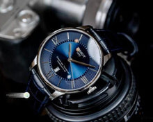 Load image into Gallery viewer, Tissot Chemin Des Tourelles Powermatic 80 Blue Dial Blue Leather Strap Watch for Men - T099.407.16.048.00