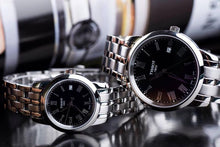Load image into Gallery viewer, Tissot T Classic Dream Black Dial Silver Steel Strap Watch for Men - T033.410.11.053.01