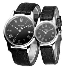 Load image into Gallery viewer, Tissot Classic Dream Black Dial Black Leather Strap Watch for Men - T033.410.16.053.01