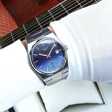 Load image into Gallery viewer, Tissot Powermatic 80 Automatic Gradient Blue Dial Silver Steel Strap Watch for Men - T137.407.11.051.01