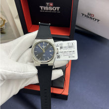 Load image into Gallery viewer, Tissot PRX Blue Dial Black Rubber Strap Watch For Men - T137.410.17.041.00