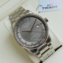 Load image into Gallery viewer, Tissot Luxury Powermatic 80 Grey Dial Silver Steel Strap Watch for Men - T086.407.11.061.00
