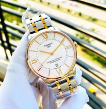 Load image into Gallery viewer, Tissot Chemin des Tourelles Powermatic 80 Helvetic Pride Silver Dial Two Tone Steel Strap Watch for Men - T099.407.22.038.01
