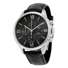 Load image into Gallery viewer, Tissot T Classic Chemin Des Tourelles Chronograph Black Dial Black Leather Strap Watch For Men - T099.427.16.058.00