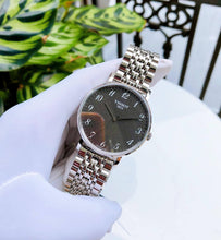Load image into Gallery viewer, Tissot T Classic Everytime Quartz Black Dial Silver Steel Strap Watch for Men - T109.410.11.072.00