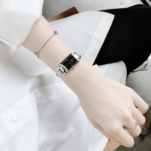 Load image into Gallery viewer, Bulova Classic Collection Black Dial Silver Steel Strap Watch for Women - 96L138