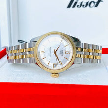 Load image into Gallery viewer, Tissot Ballade Powermatic 80 Mother of Pearl Silver Dial Two Tone Steel Strap Watch For Women - T108.208.22.117.00