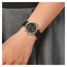 Load image into Gallery viewer, Tissot Dressport Chronograph Black Dial Black Leather Strap Watch for Women - T050.217.17.057.00