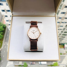Load image into Gallery viewer, Tissot Everytime Desire White Dial Maroon NATO Strap Watch for Women - T109.210.37.031.00