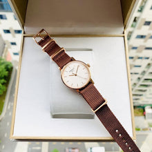 Load image into Gallery viewer, Tissot Everytime Desire White Dial Maroon NATO Strap Watch for Women - T109.210.37.031.00