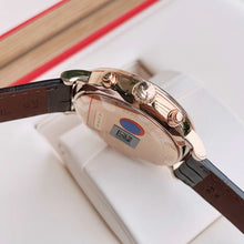 Load image into Gallery viewer, Tissot Carson Premium Chronograph White Dial Brown Leather Strap Watch For Men - T122.417.36.011.00
