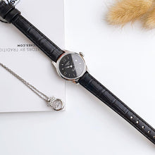 Load image into Gallery viewer, Tissot Le Locle Automatic Lady Black Dial Black Leather Strap Watch for Women - T41.1.123.57