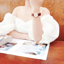 Load image into Gallery viewer, Tissot Everytime Desire White Dial Maroon NATO Strap Watch for Women - T109.210.37.031.00