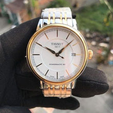 Load image into Gallery viewer, Tissot T Classic Carson Automatic White Dial Two Tone Steel Strap Watch for Men - T085.407.22.011.00