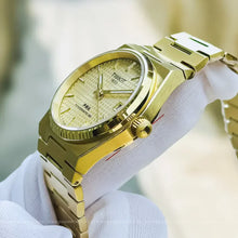 Load image into Gallery viewer, Tissot PRX Powermatic 80 Gold Dial Gold Steel Strap Watch for Men - T137.207.33.021.00