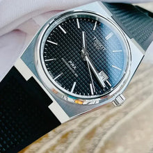 Load image into Gallery viewer, Tissot PRX Powermatic 80 Black Dial Black Rubber Strap Watch for Men - T137.407.17.051.00