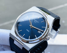 Load image into Gallery viewer, Tissot PRX Blue Dial Blue Leather Strap Watch for Men - T137.410.16.041.00