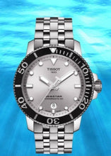 Load image into Gallery viewer, Tissot Seastar 1000 Powermatic 80 Silver Dial Silver Steel Strap Watch For Men - T120.407.11.031.00