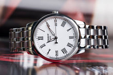 Load image into Gallery viewer, Tissot T Classic Dream White Dial Silver Steel Strap Watch for Men - T033.410.11.013.01