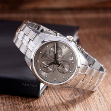 Load image into Gallery viewer, Tissot PR 100 Chronograph Grey Dial Silver Steel Strap Watch for Men - T101.417.11.071.00