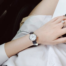 Load image into Gallery viewer, Tissot Tradition 5.5 Lady Silver Dial Brown Leather Strap Watch for Women - T063.009.16.018.00