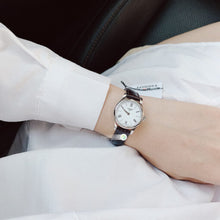Load image into Gallery viewer, Tissot Tradition 5.5 Lady Silver Dial Brown Leather Strap Watch for Women - T063.009.16.018.00