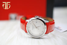 Load image into Gallery viewer, Tissot Couturier Lady Silver Dial Red Leather Strap Watch for Women - T035.210.16.031.01