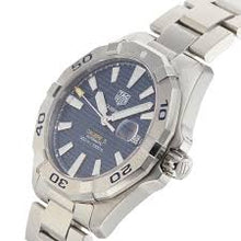 Load image into Gallery viewer, Tag Heuer Aquaracer Automatic Blue Dial Silver Steel Strap Watch for Men - WBD2112.BA0928