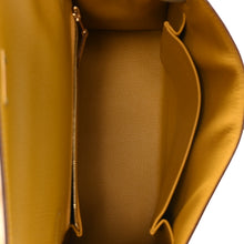 Load image into Gallery viewer, Chevre Mysore Horseshoe Kelly Sellier 25 Jaune Ambre Bleu Glacier