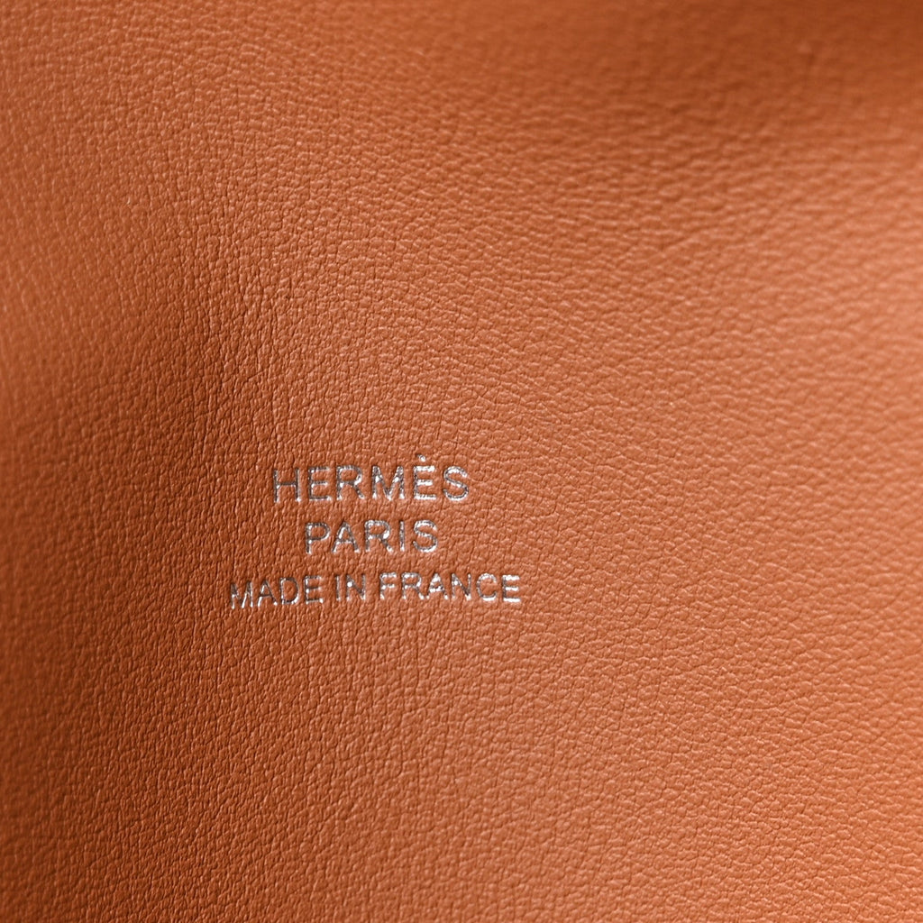 Veau Grizzly Swift Hermesnap Wallet Sesame