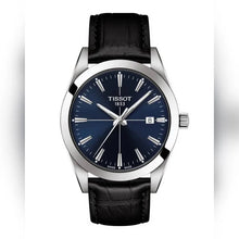 Load image into Gallery viewer, Tissot Gentlemen Blue Dial Black Leather Strap Watch for Men - T127.410.16.041.01