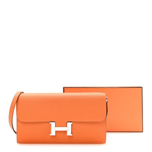 Load image into Gallery viewer, Epsom Constance Long Wallet To Go Wallet Orange