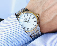 Load image into Gallery viewer, Tissot T Classic Carson Quartz White Dial Two Tone Steel Strap Watch for Men - T085.410.22.013.00