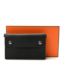 Load image into Gallery viewer, Epsom Hermesnap Wallet Black