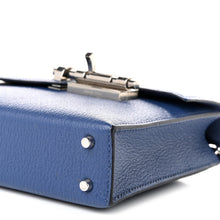 Load image into Gallery viewer, Chevre Mysore Mini Verrou Chaine Bag Bleu Agate
