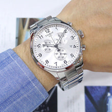 Load image into Gallery viewer, Tissot Chrono XL Classic Silver Dial Silver Steel Strap Watch For Men - T116.617.11.037.00