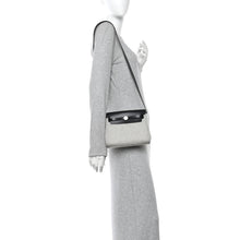 Load image into Gallery viewer, Military Toile Vache Hunter Herbag Zip Retourne 20 Ecru Black