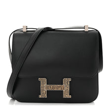 Load image into Gallery viewer, Madame Calfskin Lizard Constance 24 Black Ombre