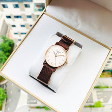 Load image into Gallery viewer, Tissot Everytime Desire White Dial Maroon NATO Strap Watch for Women - T109.210.37.031.00