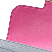 Load image into Gallery viewer, Epsom Verso Constance Short Wallet Bleu Indigo Rose Pourpre