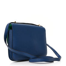Load image into Gallery viewer, Chevre Mysore Verso Constance 18 Blue Saphir Menthe