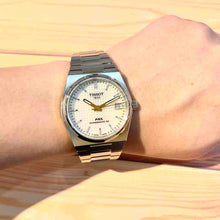 Load image into Gallery viewer, Tissot PRX Powermatic 80 White Dial Silver Steel Strap Watch for Men - T137.207.11.111.00