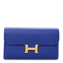 Load image into Gallery viewer, Epsom Constance Long Wallet Bleu Electrique