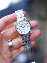 Load image into Gallery viewer, Tissot Chemin Des Tourelles Powermatic 80 Rubies Mother of Pearl Dial Silver Steel Strap Watch For Women - T099.207.11.113.00